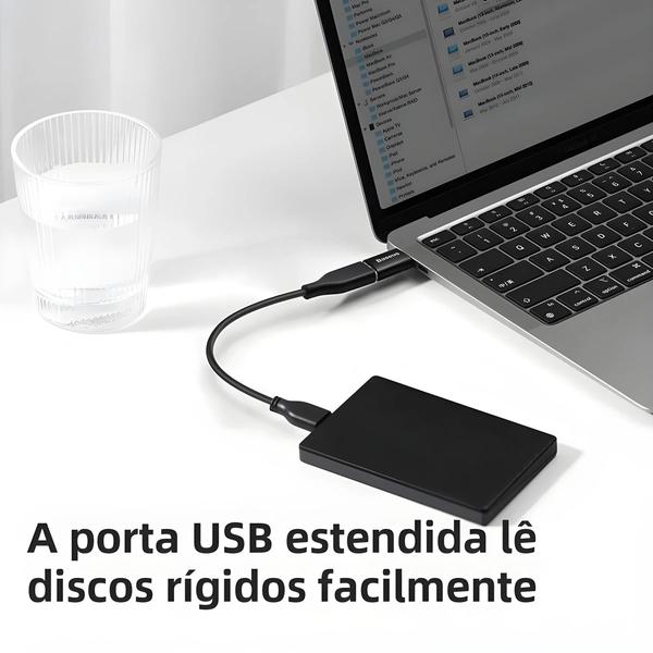 Imagem de Adaptador USB-C para USB 3.1 OTG - Conversor para Macbook, Samsung S20/S10 e outros