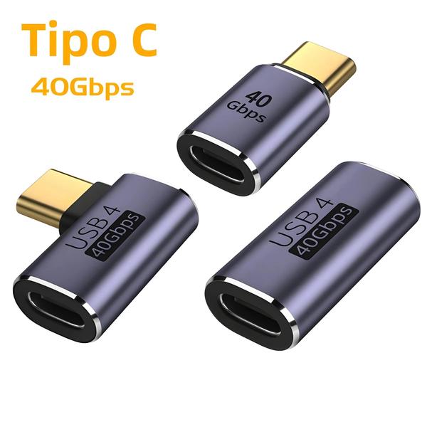 Imagem de Adaptador USB-C PD 100W 5A - Carregamento Rápido com USB 4.0 (40Gbps, 8K)