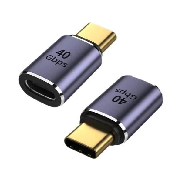 Imagem de Adaptador USB-C PD 100W 5A - Carregamento Rápido com USB 4.0 (40Gbps, 8K)