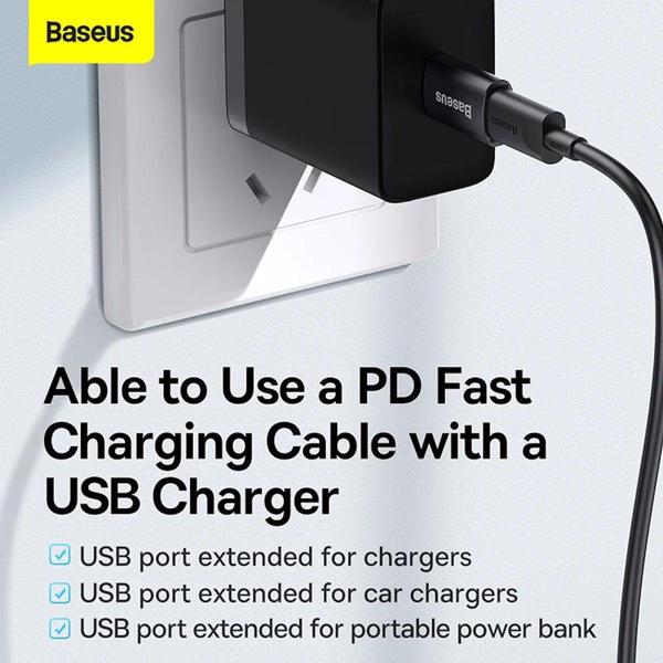 Imagem de Adaptador USB-C x USB-A 10 Gbps USB 3.1 Ingenuity Series Baseus