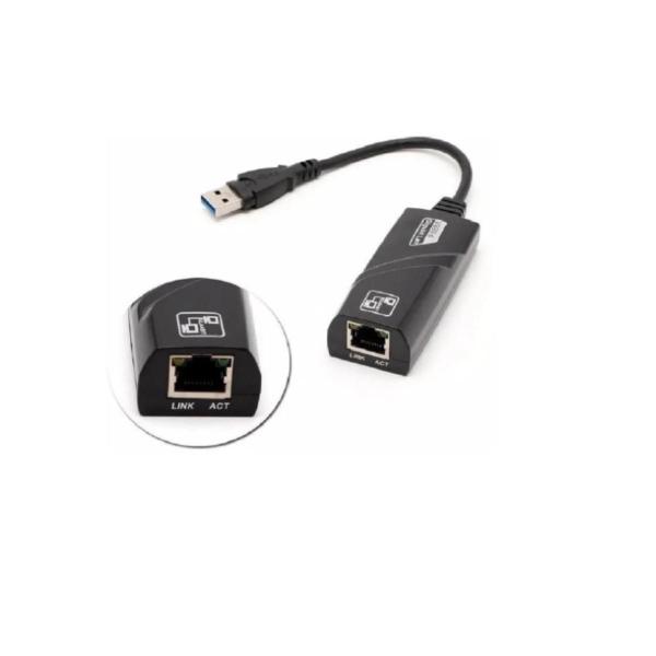 Imagem de Adaptador Usb Lan Rede Giga Ethernet 10/100/1000