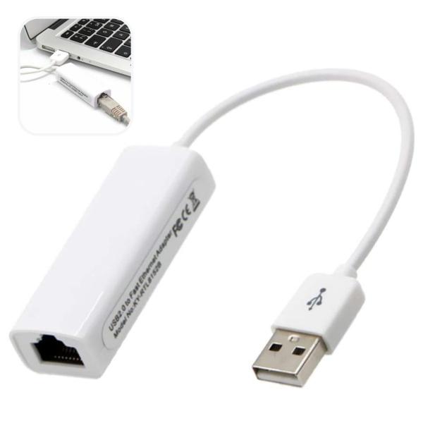 Imagem de Adaptador USB Para Cabo de Rede Rj45 Placa Rede Externo Conectar Ligar Internet Notebook