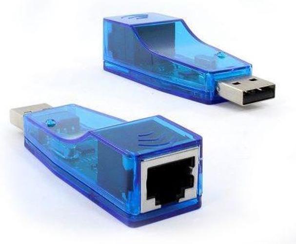 Imagem de Adaptador Usb Para Lan - Azul