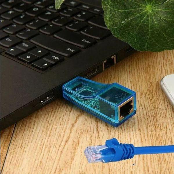 Imagem de Adaptador Usb Para Rj45 Placa de Rede Internet Pc 100 Mb/s - lOTUS