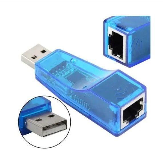 Imagem de Adaptador Usb Para Rj45 Placa de Rede Internet Pc 100 Mb/s