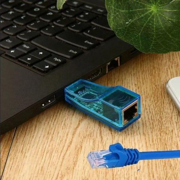 Imagem de Adaptador Usb Para Rj45 Placa de Rede Internet Pc 100 Mb/s