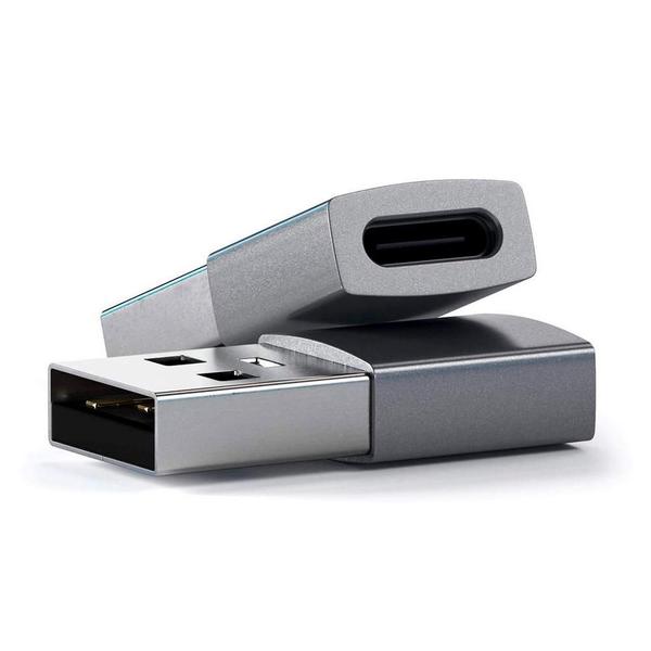 Imagem de Adaptador USB para USB-C Satechi, Cinza - ST-TAUCM  (space gray)