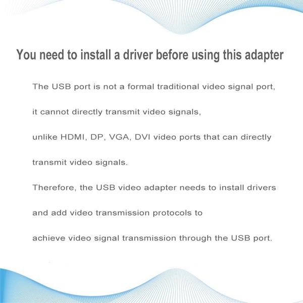 Imagem de Adaptador USB para VGA Mindorlen 1080P para laptop e desktop