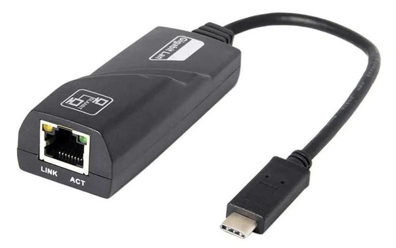 Imagem de Adaptador Usb Tipo C 3.1 Para Rede Rj45 Gigabit Premium+