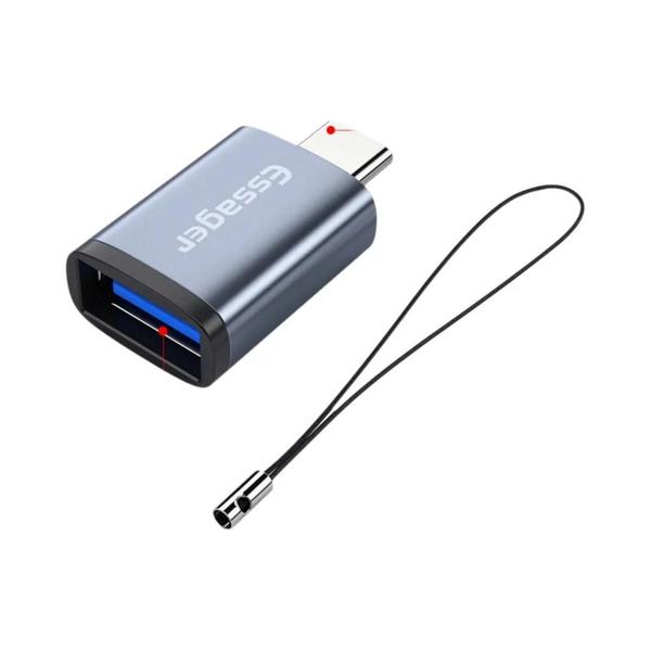 Imagem de Adaptador USB Tipo C OTG para USB 3.0 - Conversor para Macbook, Xiaomi, Samsung e Outros