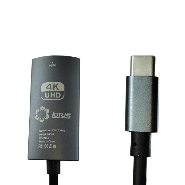 Imagem de Adaptador Usb Tipo C Para Hdmi 4K E 2K Lotus Lt-330