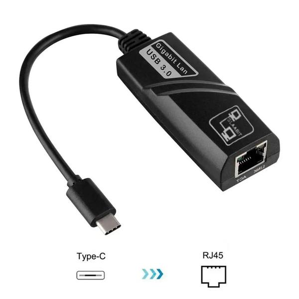 Imagem de Adaptador USB Tipo-C para RJ45 Gigabit