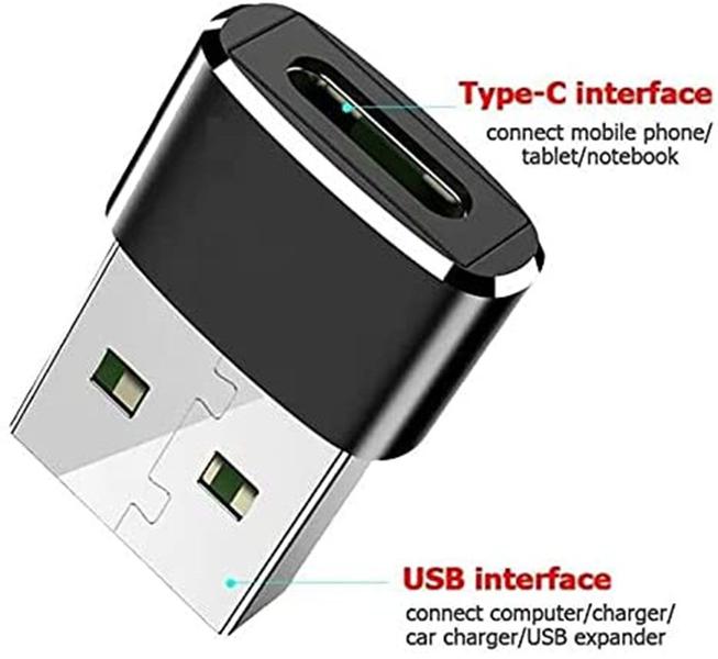 Imagem de Adaptador Usb Tipo C Para USB Macho