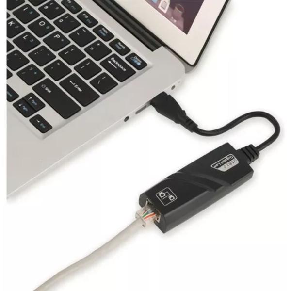 Imagem de Adaptador Usb Tipo C X Rj45 10/100/1000 Tebera