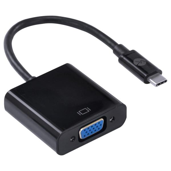 Imagem de Adaptador Usb Tipo C X Vga Fêmea Full Hd 1080P 20Cm - Achdmi