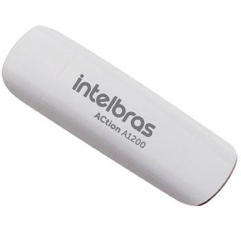 Imagem de Adaptador Usb Wireless Intelbras Dualband 1200mbps - 4710018