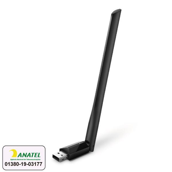 Imagem de Adaptador USB Wireless TP-Link T2U Plus AC600 Dual Band 2,4/5GHz C/ 1 Antena 5dBi