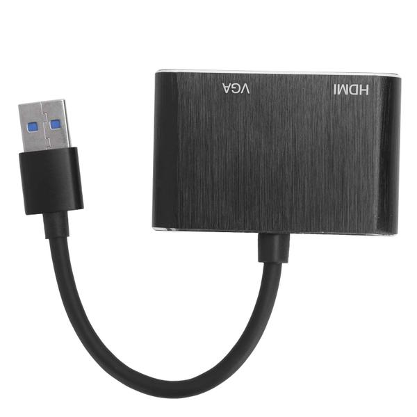 Imagem de Adaptador USB3.0 para VGA/HDMI Heayzoki Display Dock Expansion