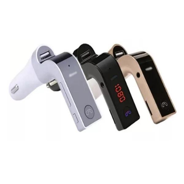 Imagem de Adaptador Veicular Bluetooth / Usb Entrada P2 Mp3 Tr