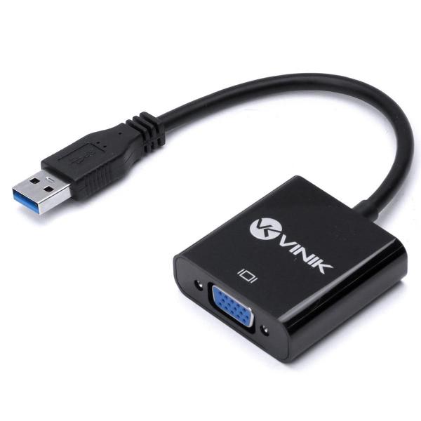 Imagem de Adaptador Vga Femea Para Usb Macho - Vgafusbm