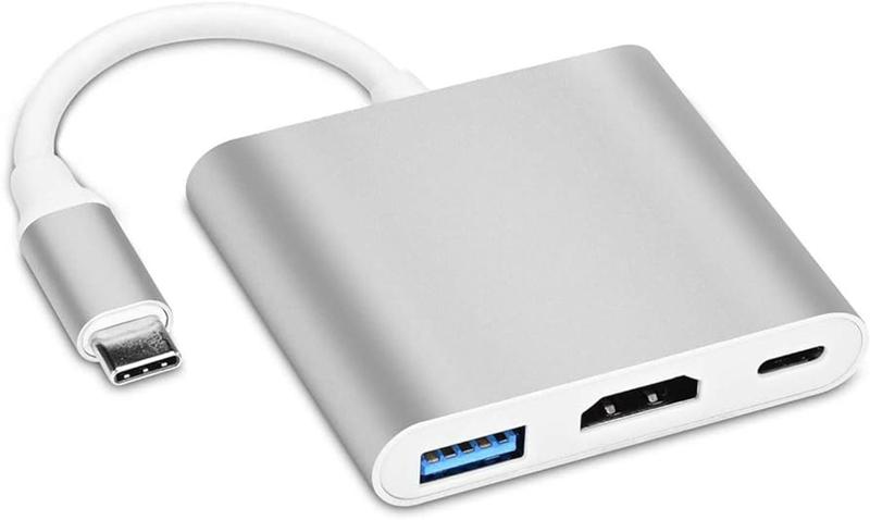 Imagem de Adaptador Vídeo Tipo-c Hdmi 4k Usb 3.0 Para Macbook/celular