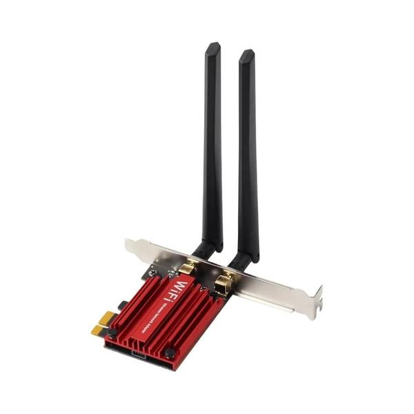 Imagem de Adaptador Wi-Fi 6 PCIe 1800Mbps Dual Band com Bluetooth 5.2 - MT7921 - Windows 10