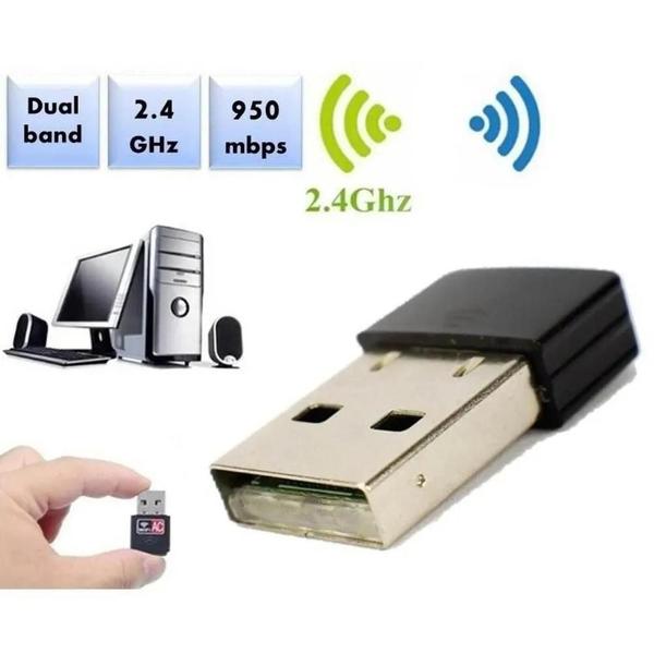 Imagem de Adaptador Wi-fi  wireless Usb Nano Knup Aw 155 usb pc notebook 