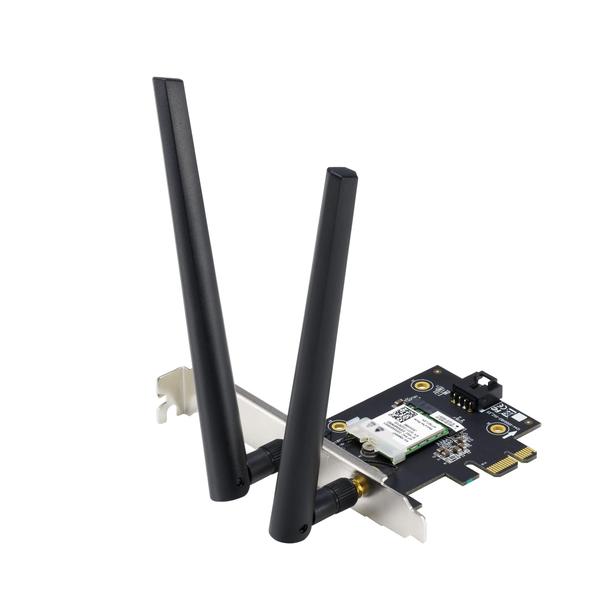 Imagem de Adaptador WiFi ASUS PCE-AX1800 WiFi 6 Bluetooth 5.2 1800Mbps