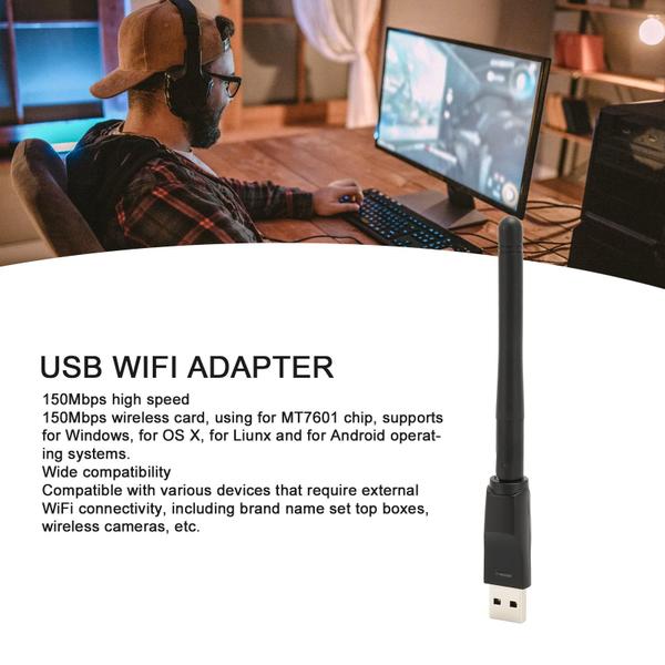 Imagem de Adaptador WiFi USB Sxhlseller MT7601 150Mbps para Windows Mac