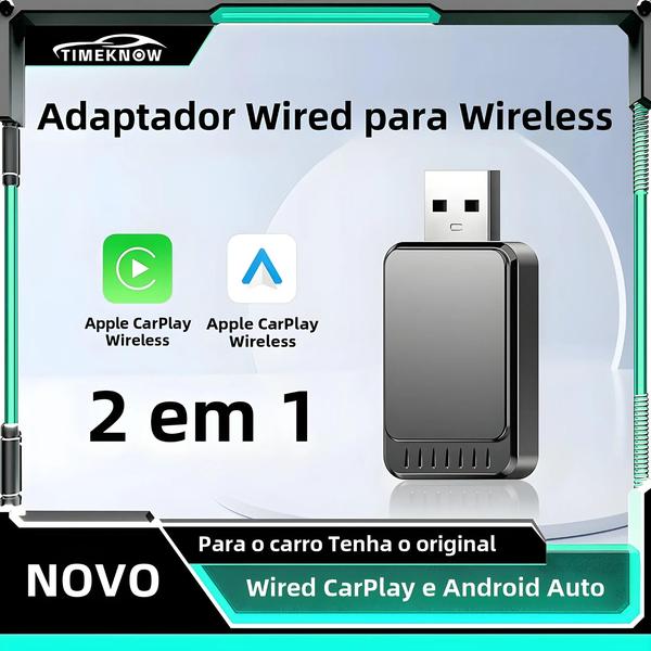 Imagem de Adaptador Wireless CarPlay e Android Auto para Toyota, Skoda, Dacia, Subaru e KIA - Mini Box TIMEKNOW