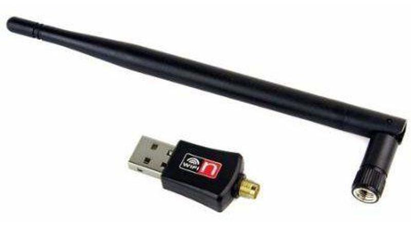 Imagem de Adaptador Wireless Usb 2.0 802.IIN 600 Mbps Wifi C/ Antena - OEM