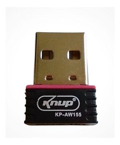 Imagem de Adaptador Wireless Usb Nano Wi-fi 2.4ghz Knup Kp-aw155