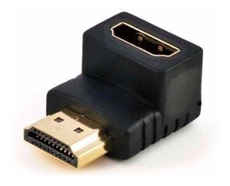 Imagem de Adaptador Xcell Hdmi 90 Graus Curva L Macho X Fêmea 1.4 Tv Parede - XCAPPHDMI