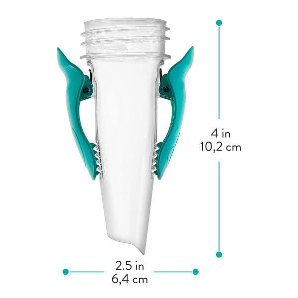 Imagem de Adaptadores de sacos de armazenamento de leite materno Evenflo Feeding