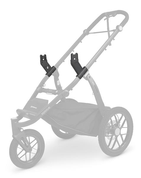 Imagem de Adaptadores UPPAbaby para Carrinho Ridge - Compatíveis com Aria e Mesa