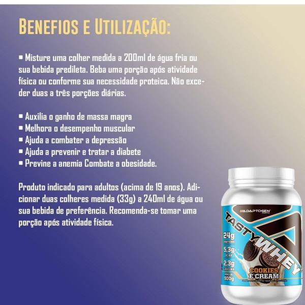 Imagem de Adapto Whey Cookies Cream 900G  Adaptogen