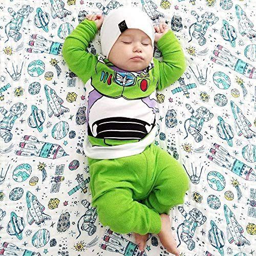 Imagem de ADDISON BELLE Baby Blanket  100% Muslin Cotton Toddler Blanket  Premium 4-Layer Muslin Blanket  Gender Neutral Dream Blankets  Lightweight/Oversized (47" x 47")  Space Print