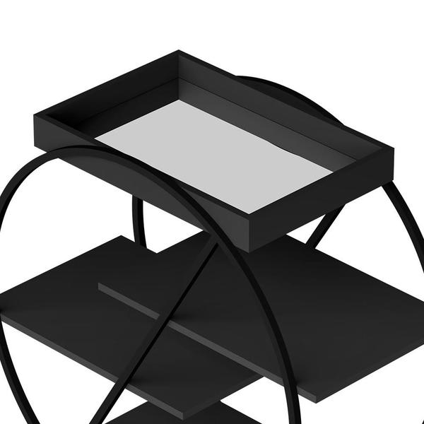 Adega com 4 Prateleira Encantado Preto - CasaH Imagem de Adega com 4 Prateleira Encantado Preto