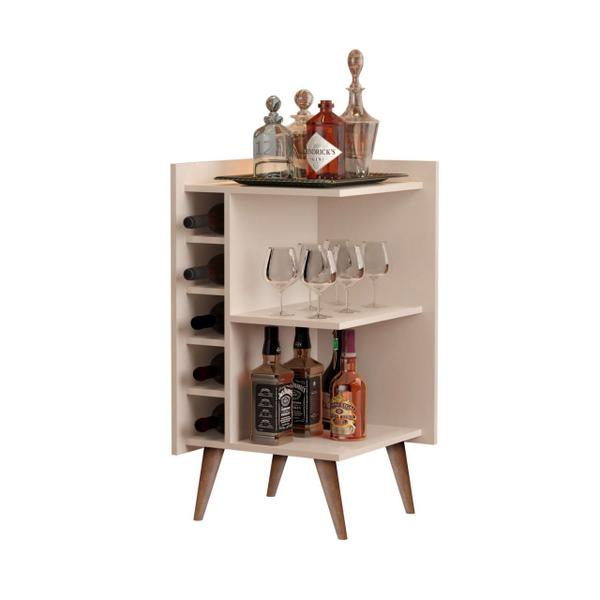 Imagem de Adega De Canto Malbec cor Off White - Comprar Moveis em Casa