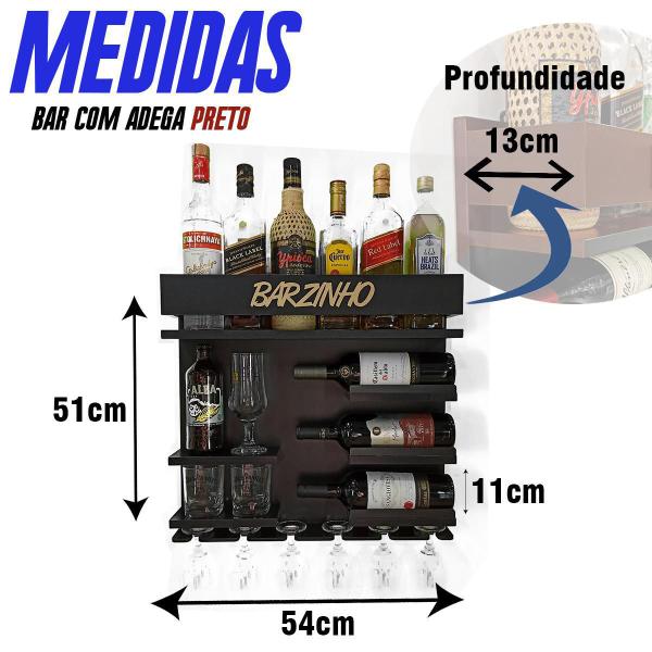 Imagem de Adega De Parede Barzinho Para Sala Oferta - Bar Doce Bar Pr