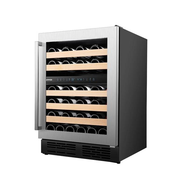 Imagem de Adega de Vinhos Gorenje 46 Garrafas 138 Litros de Embutir Dual Zone Inox 110V GWL-46W1ANQRI