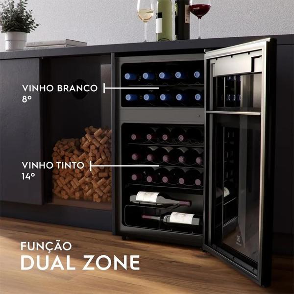 Imagem de Adega Electrolux para 29 Garrafas com Dual Zone - Preto / "220V"