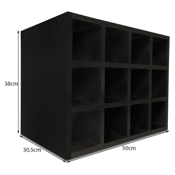 Adega MDF Suporte Nicho De 12 Garrafas Vinho De Parede - Genus Móveis Imagem de Adega MDF Suporte Nicho De 12 Garrafas Vinho De Parede