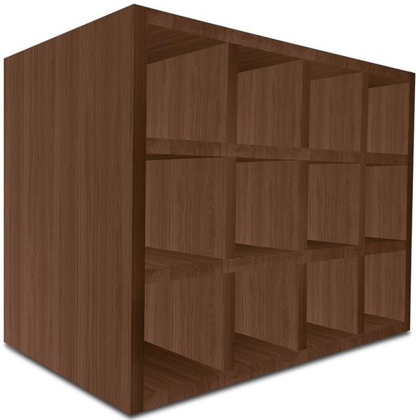 Adega MDF Suporte Nicho De 12 Garrafas Vinho De Parede - Genus Móveis Imagem de Adega MDF Suporte Nicho De 12 Garrafas Vinho De Parede
