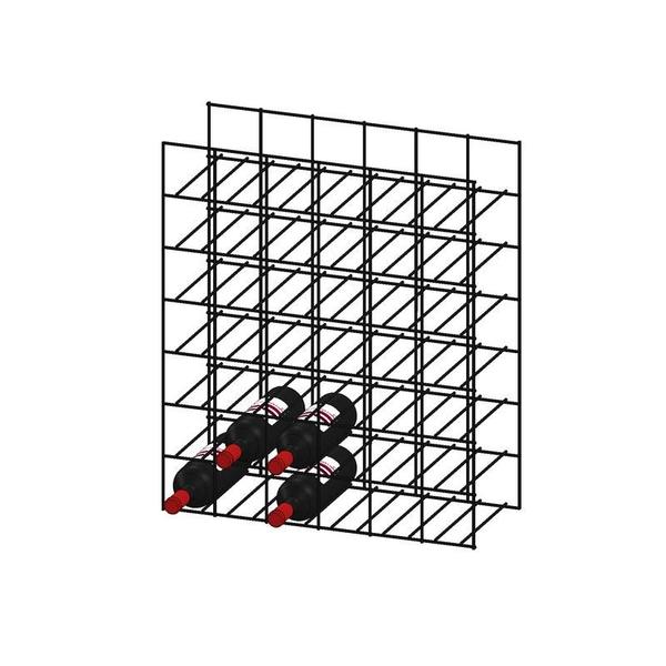 Adega Tipo Nicho Aramado Para 42 Garrafas Mod. 6L X 7A - Garrafeiros Imagem de Adega Tipo Nicho Aramado Para 42 Garrafas Mod. 6L X 7A
