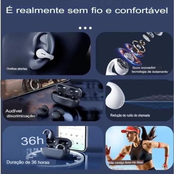 Imagem de Adequado Para Algemas De Som Sound Earcuffs Bluetooth 5.3 Fone De Ouvido Esportivo