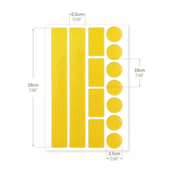 Imagem de Adesivo adesivo reflexivo Adesivo de bicicleta multiuso