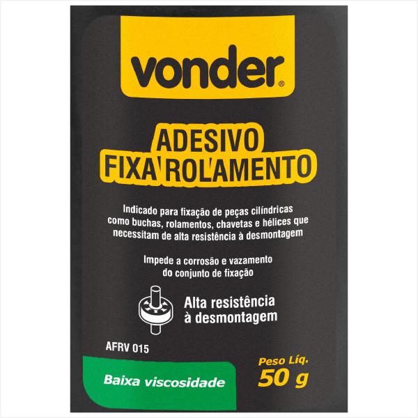 Imagem de Adesivo anaeróbico fixa rolamento AFRV 015 50 g verde - Vonder