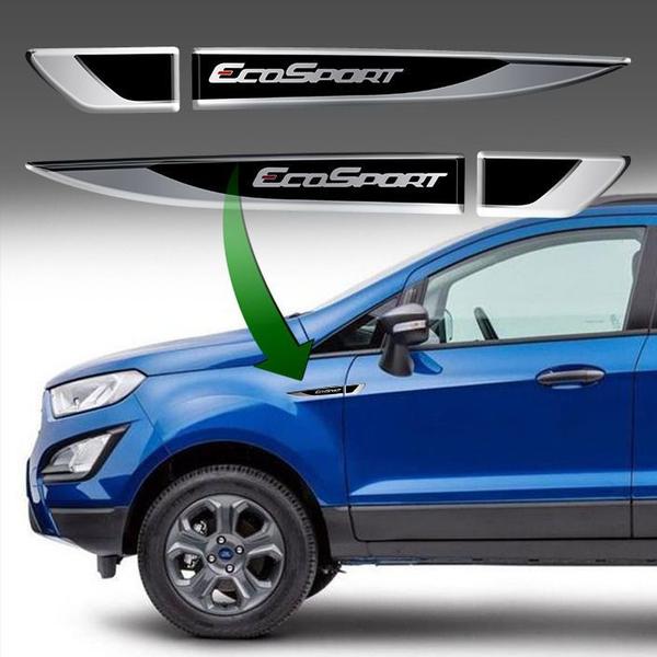 Imagem de Adesivo Aplique Cromado Resinado Ford Ecosport Deluxe