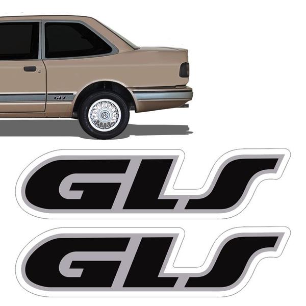 Adesivo Apollo Gls Volkswagen Preto Modelo Original - Par - SPORTINOX Imagem de Adesivo Apollo Gls Volkswagen Preto Modelo Original - Par